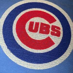 Red Jacket Men's Large Chicago Cubs Long Sleeve Shirt Blue MLB Cotton